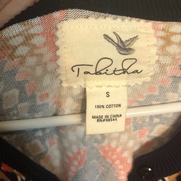 Anthropologie (Tabitha) printed cardigan S - Picture 3 of 4